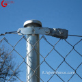 6 piedi Green Chain Link Fence Diamond Mesh Fencing